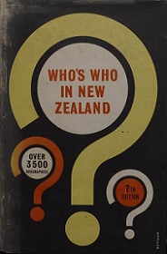 Who's Who In New Zealand - 7th Edition