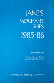 Jane's Merchant Ships 1985-86 - Merchant Ship Identification using the Talbot-Booth System - Greenman, D. (editor)