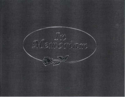 In Memoriam - Black Cover - David Bateman
