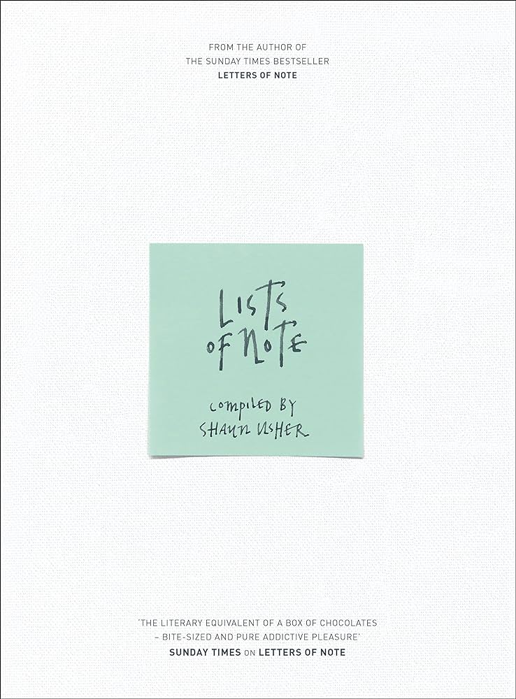 Lists of Note - Usher, Shaun (Compiler)