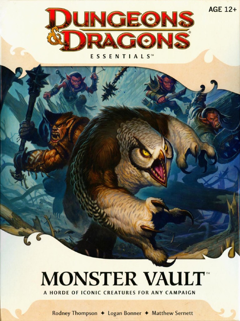 Dungeons & Dragons Essentials - Monster Vault - Wyatt, James