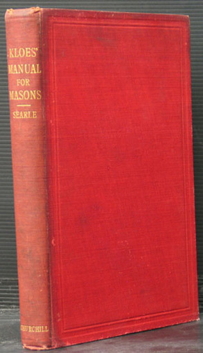 A Manual for Masons, Bricklayers, Concrete Workers & Plasterers (Red HB DW)