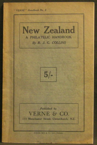 New Zealand - A Philatelic Handbook - "Verne" Handbook No 2