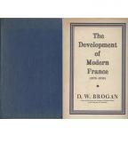 The Development of Modern France (1870-1939)