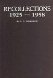 Recollections 1925 -1958