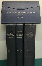 The History of The Royal Artillery From The Indian Mutiny To The Great War - 3 Volumes plus Maps in separate folder - Headlam, Major-General Sir John& Callwell, Major-General Sir Charles