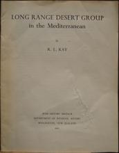 Long Range Desert Group in the Mediterranean (Episodes and Studies series) - Kay, R.L. 
