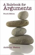 A Rulebook for Arguments - Fourth Edition - Weston, Anthony