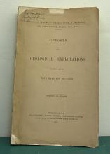 Reports of Geological Explorations During 1892-1893 with Maps and Sections - Hector, James - Director, Geological Survey Department
