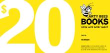Twenty Dollar Gift Voucher - Arty Bees Books