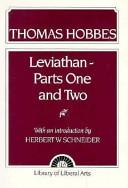 Leviathan - Parts One and Two - Hobbes, Thomas