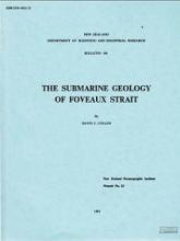 The Submarine Geology of Foveaux Strait - Cullen, David J