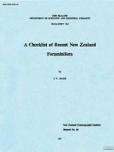 A Checklist of Recent New Zealand Foraminifera - Eade, JV